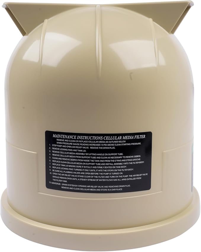 Pentair Almond Lid for EasyClean DE Inground Filter System, Clean & Clear/Predator 75/150/200 sq-ft Filter Systems - Image 2