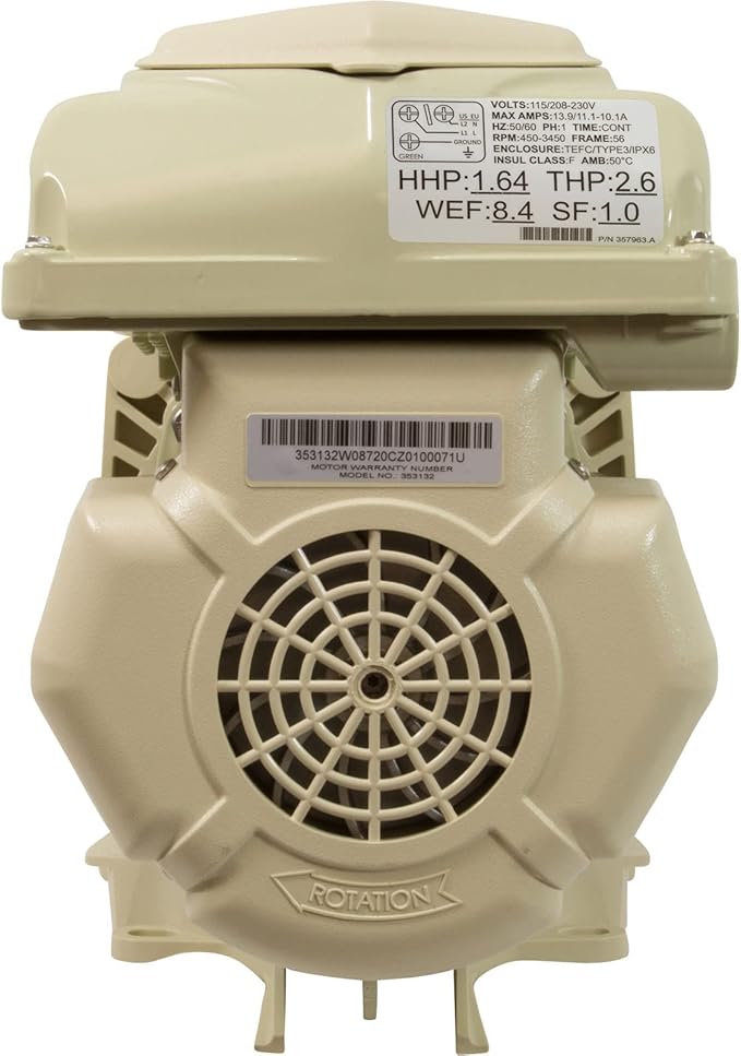 Pentair - WhisperFlo VS Variable Speed 2.6 THP Pool Pump, 115/230v - Image 3