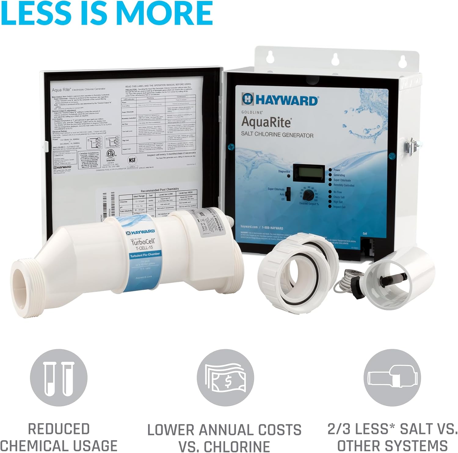 Hayward - AquaRite Complete Salt System for Pools up to 40,000 Gallons - Image 4